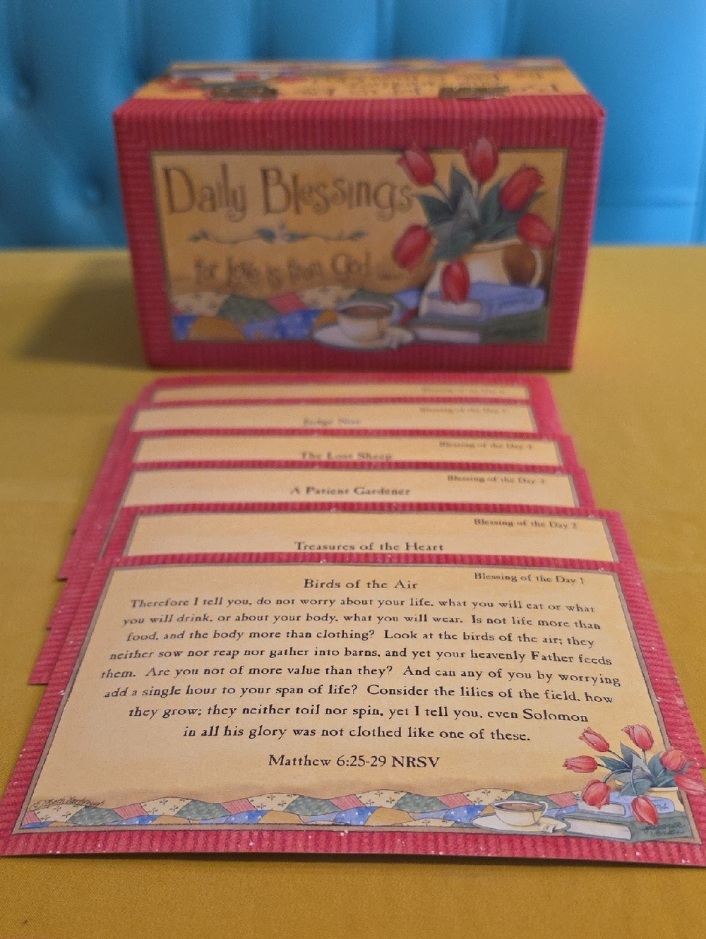 365 Daily Blessings Cards ▪︎ Hinged Blessing Box ▪︎ THOUGHTFUL GIFT IDEA!